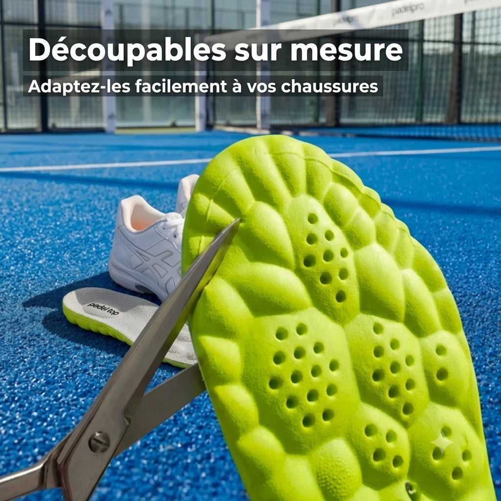 Semelles Padel Top - Jouez plus longtemps, sans douleur