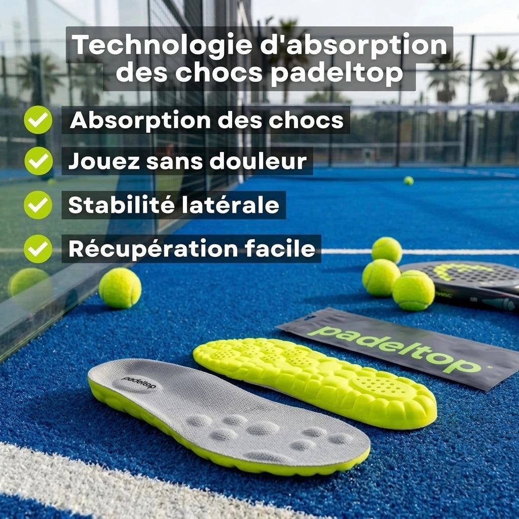 Semelles Padel Top - Jouez plus longtemps, sans douleur